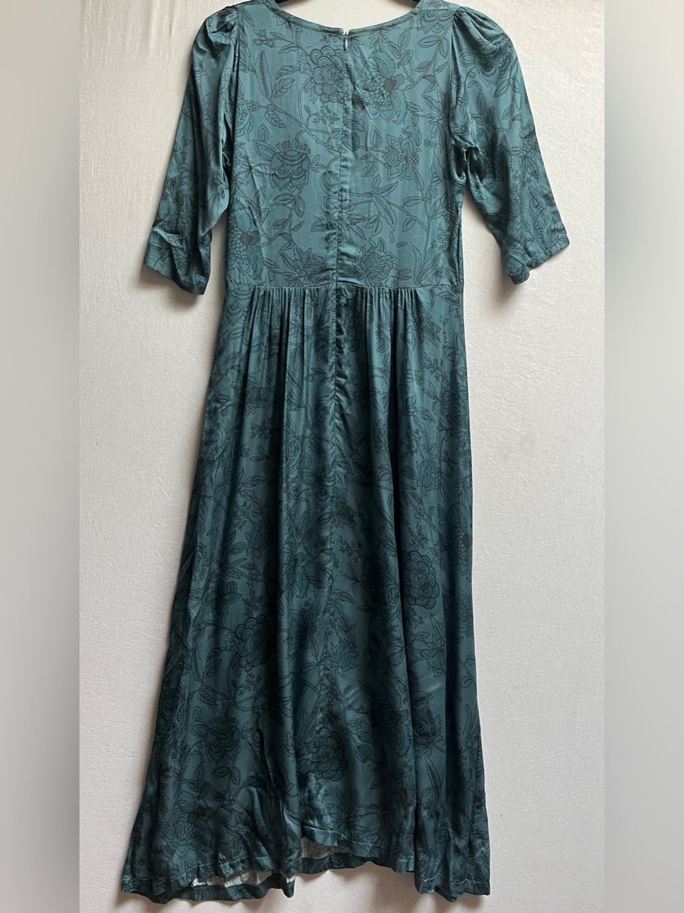 Allison Wonderland Tempest Floral Empire Waist Midi Dress Size 2 - Picture 3 of 10